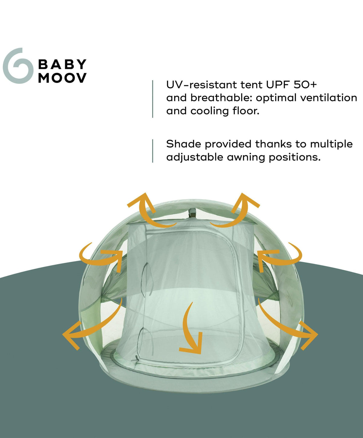 babymoov tent fold Babymoov Moov & Protect XL Anti UV Refreshing Tent