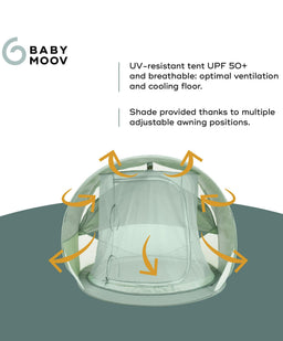 Babymoov Outdoor Play Babymoov Moov & Protect XL Anti UV Refreshing Tent - Green Lagoon