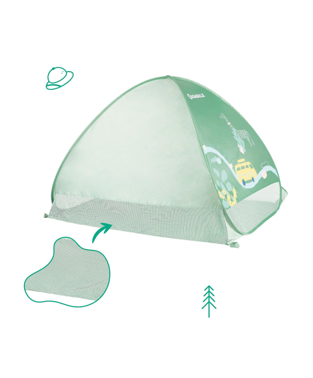 tente anti uv vertbaudet Badabulle Anti-UV Baby & Toddler Summer Tent