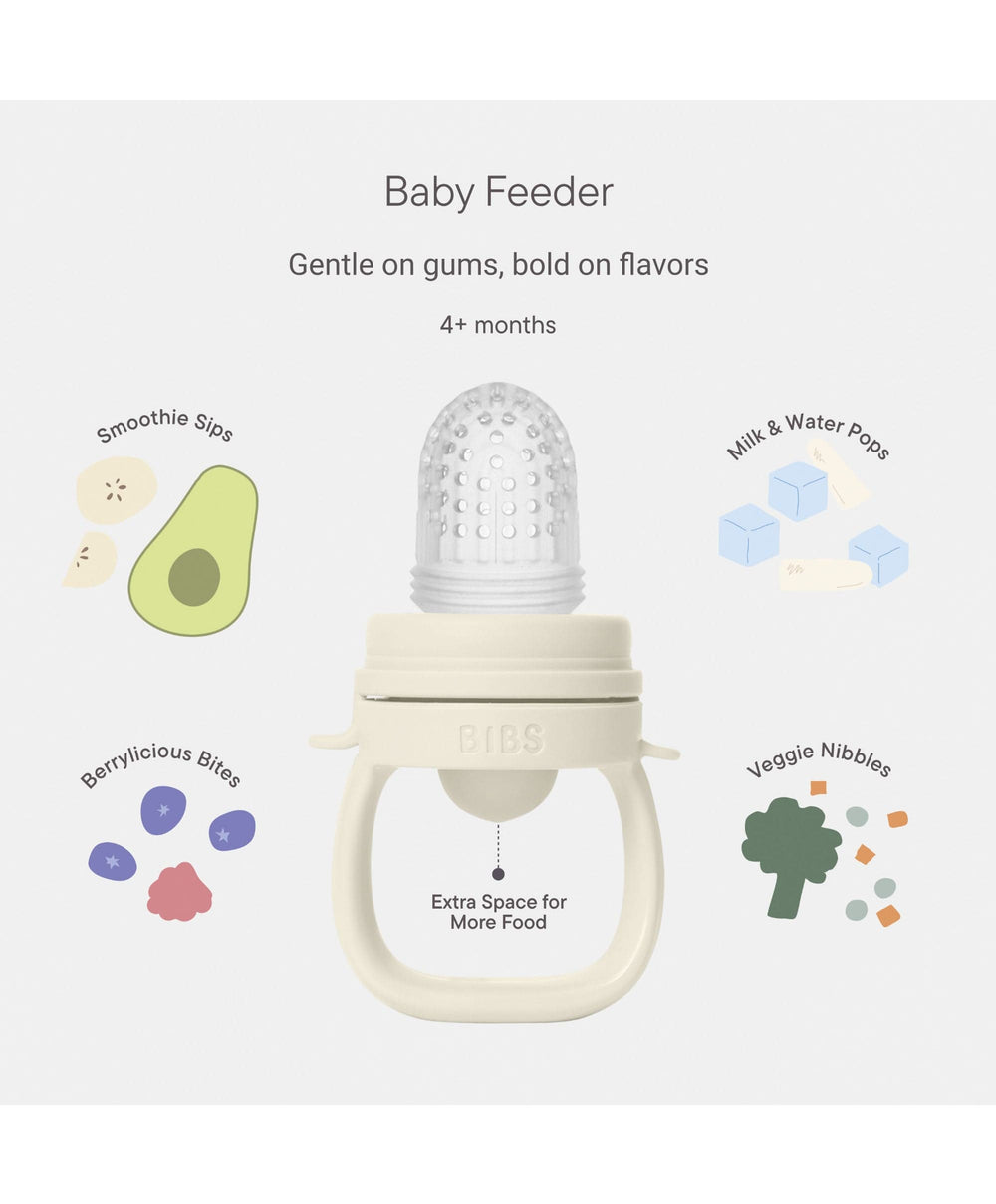 BIBS Baby Feeder &amp; Tray Bundle - Ivory