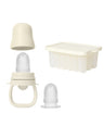 Bibs World Baby Weaning BIBS Baby Feeder & Tray Bundle - Ivory
