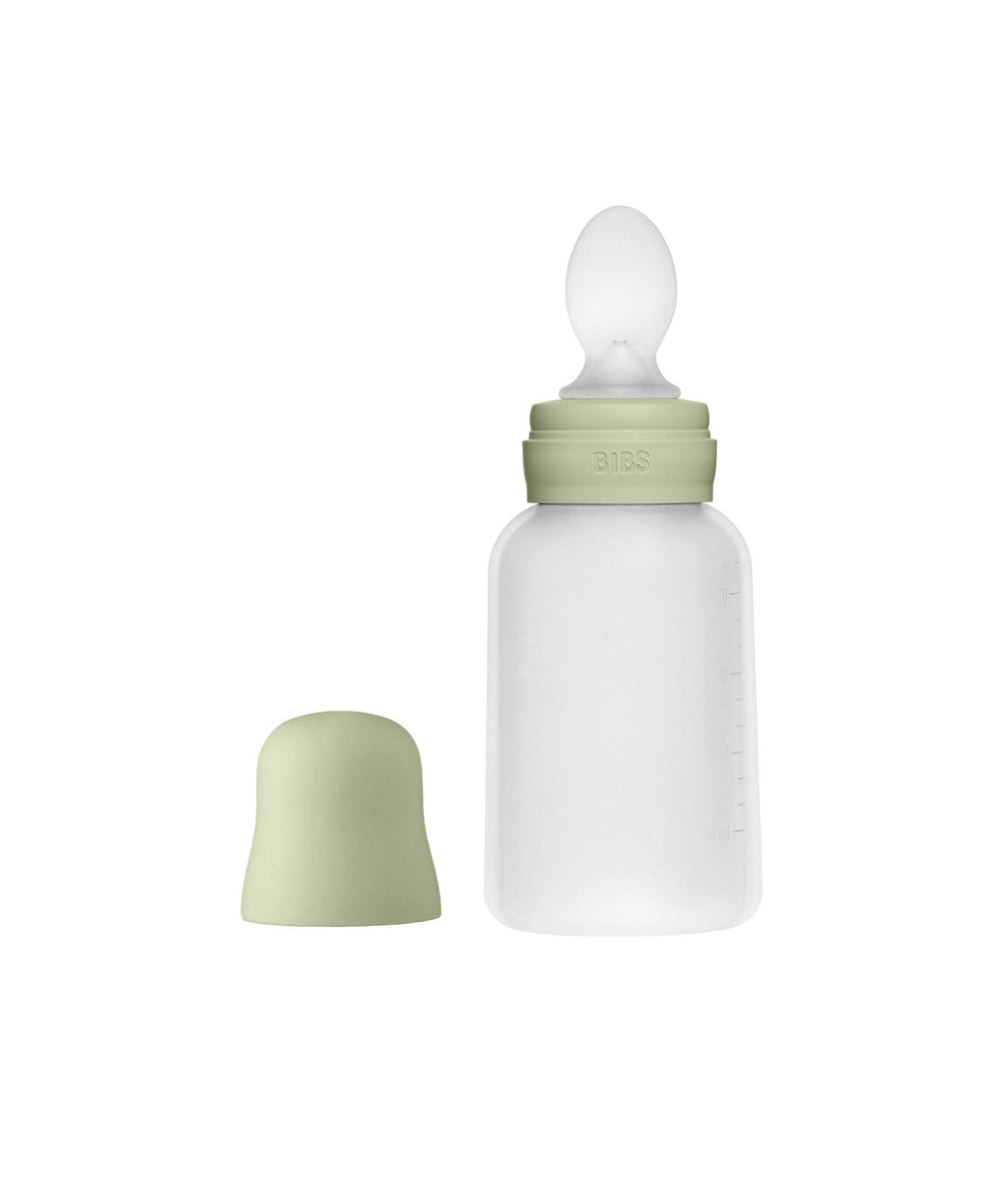 Bibs World Baby Weaning BIBS Spoon Feeder &amp; Purree Feeder Bundle - Sage