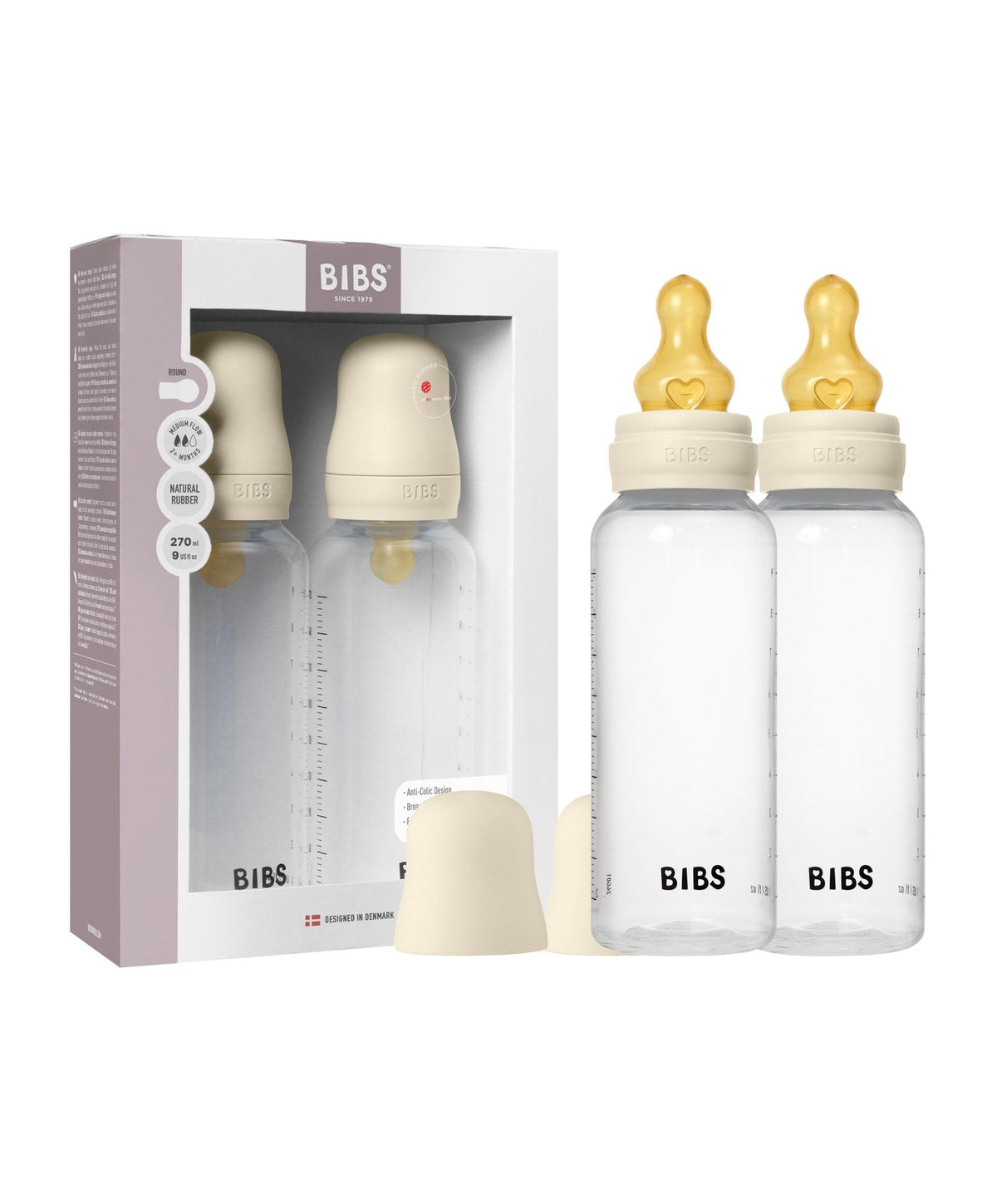 Bibs World Bottle Feeding BIBS Baby Bottles 2 Pack - 270ml