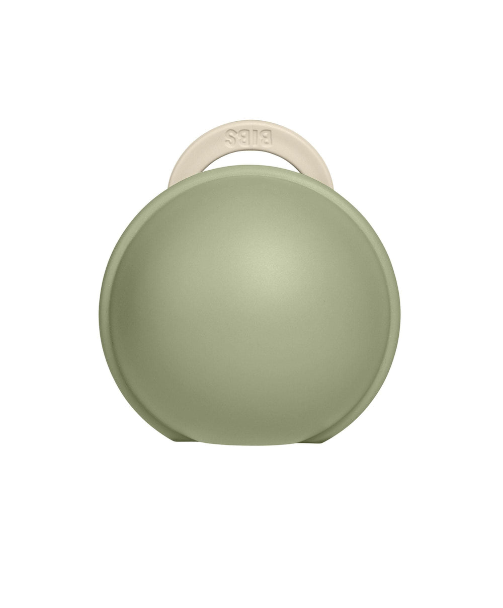Bibs World Soothers BIBS Colour Pacifier Round Latex Size 1 Ivory &amp; Pacifier Case Mini - Sage