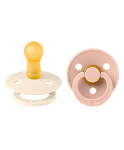 Bibs World Soothers BIBS Dummies Bundle Size 1 (3 Pieces) – Blush