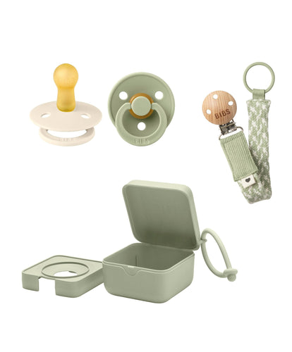 Bibs World Soothers BIBS Dummies Bundle Size 1 (3 Pieces) – Sage