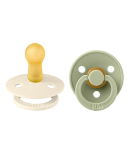 Bibs World Soothers BIBS Dummies Bundle Size 1 (3 Pieces) – Sage/Ivory