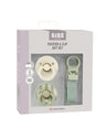 Bibs World Soothers BIBS Pacifier & Loop Clip Gift Set - Sage