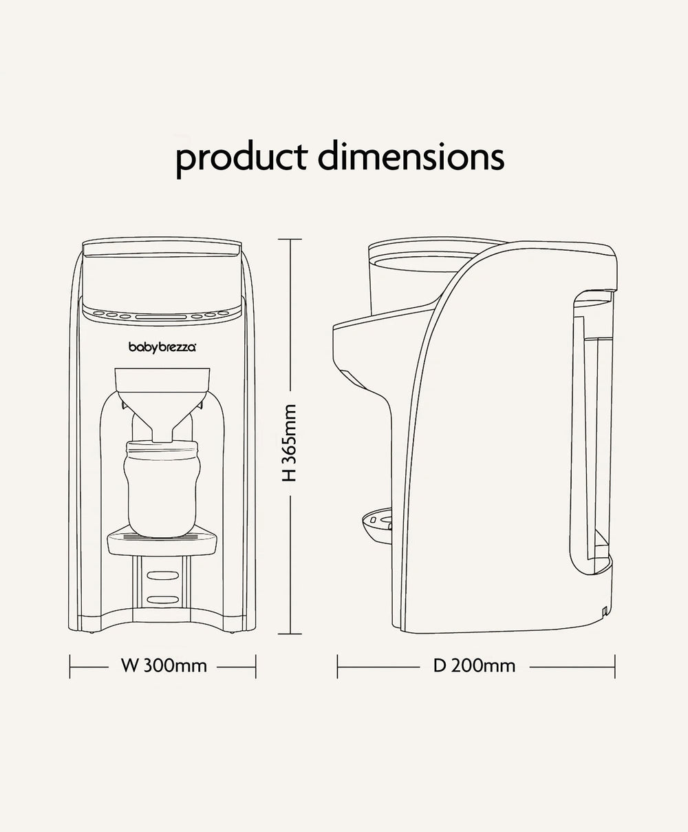 Brezza Baby Brezza Formula Pro Advanced - Black &amp; White