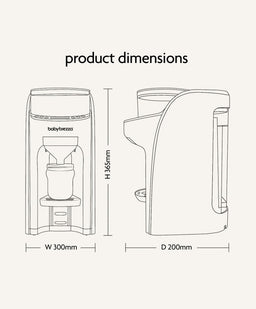 Brezza Baby Brezza Formula Pro Advanced - Black & White