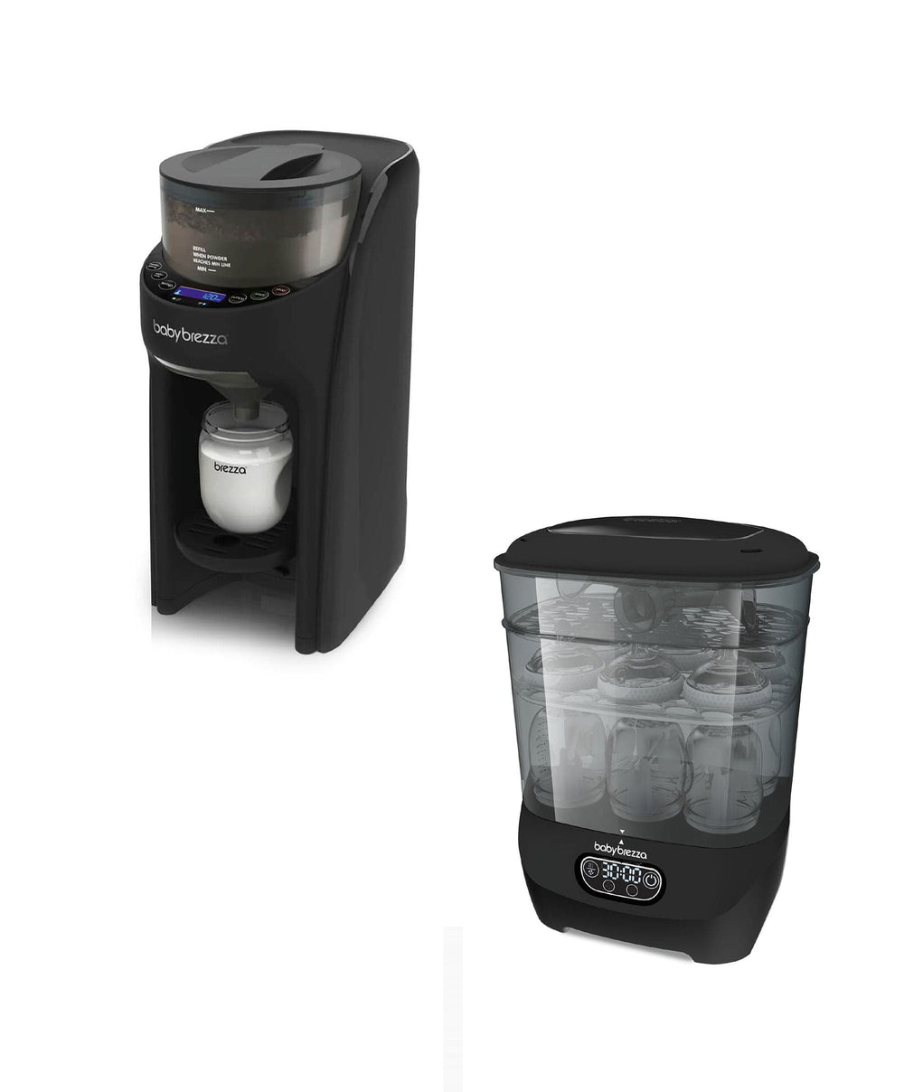 Brezza Bottle Feeding Baby Brezza Formula Pro Advanced &amp; Steriliser Dryer Advanced - Black