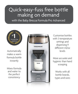 Brezza Bottle Feeding Baby Brezza Formula Pro & Bottle Washer Pro Bundle - Black