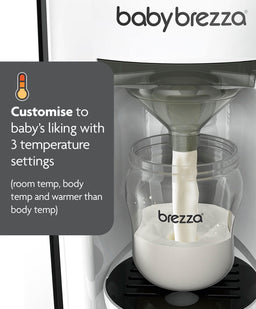 Brezza Bottle Feeding Baby Brezza Formula Pro & Bottle Washer Pro Bundle - White