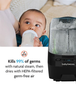 Brezza Bottle Feeding Babybrezza Bottle Washer Pro &  Detergent Tablets - Black