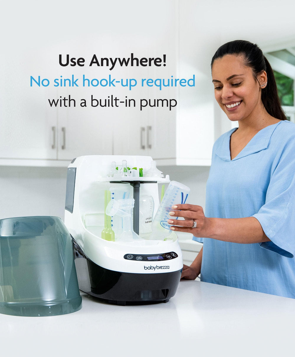 Brezza Bottle Feeding Babybrezza Bottle Washer Pro &amp;  Detergent Tablets - Black