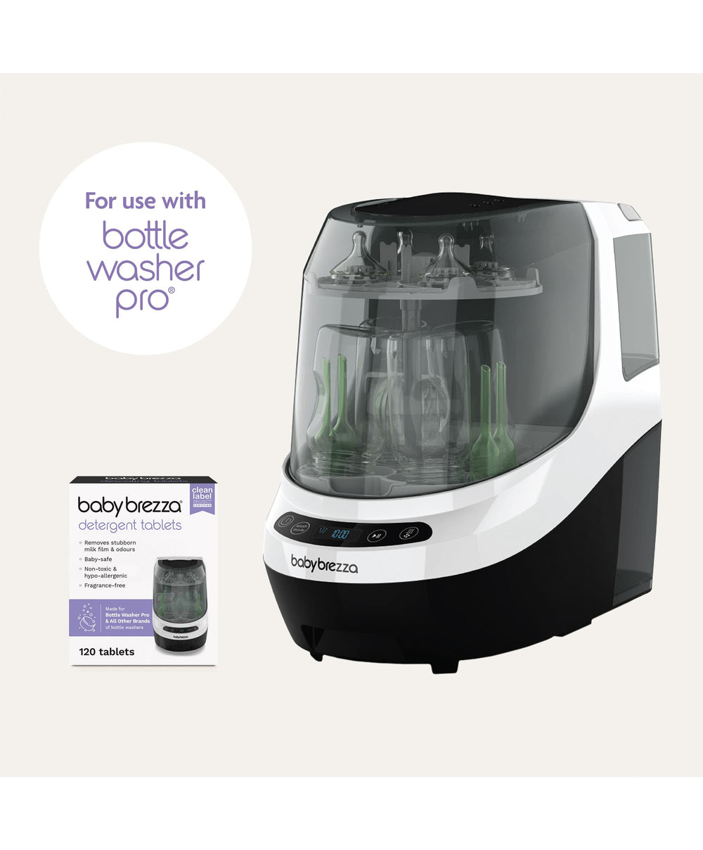 Brezza Bottle Feeding Babybrezza Bottle Washer Pro &amp;  Detergent Tablets - Black