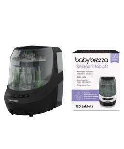 Brezza Bottle Feeding Babybrezza Bottle Washer Pro &  Detergent Tablets - Black