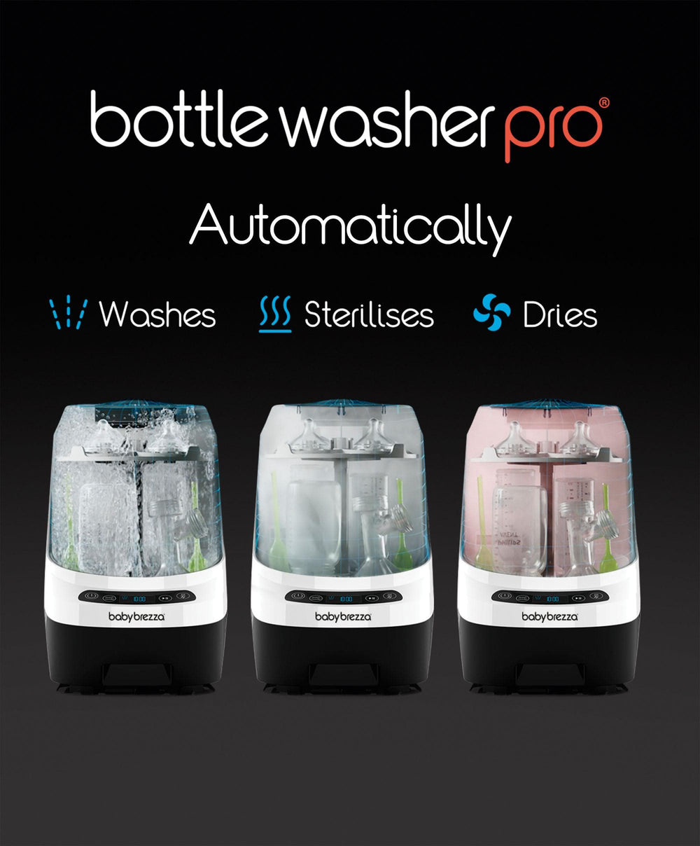 Brezza Bottle Feeding Babybrezza Bottle Washer Pro &amp;  Detergent Tablets - White