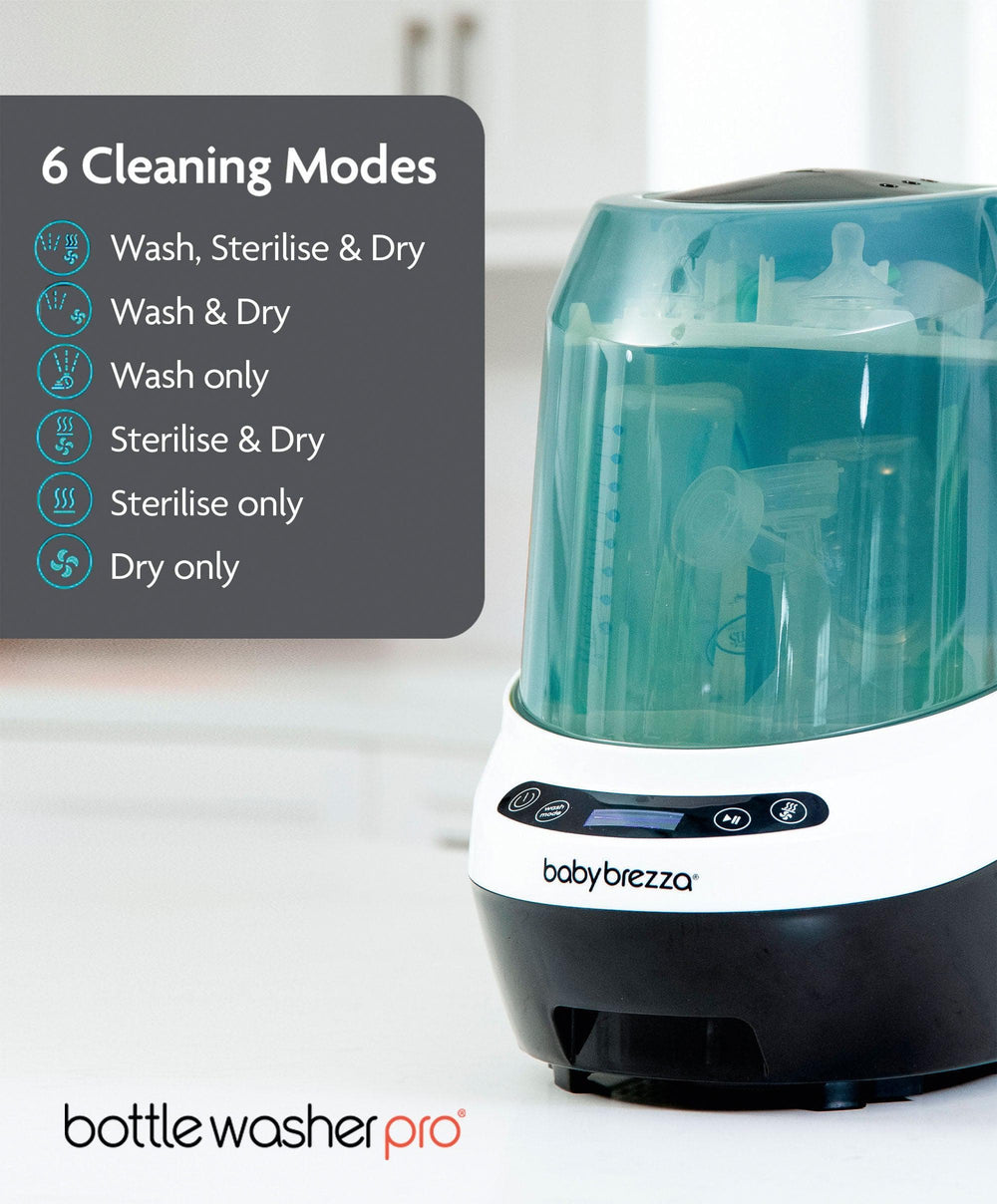 Brezza Bottle Feeding Babybrezza Bottle Washer Pro &amp;  Detergent Tablets - White