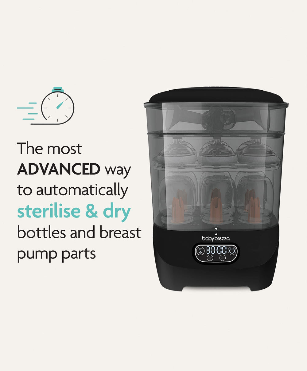 Brezza Bottle Feeding Babybrezza Steriliser Dryer Advanced - Black