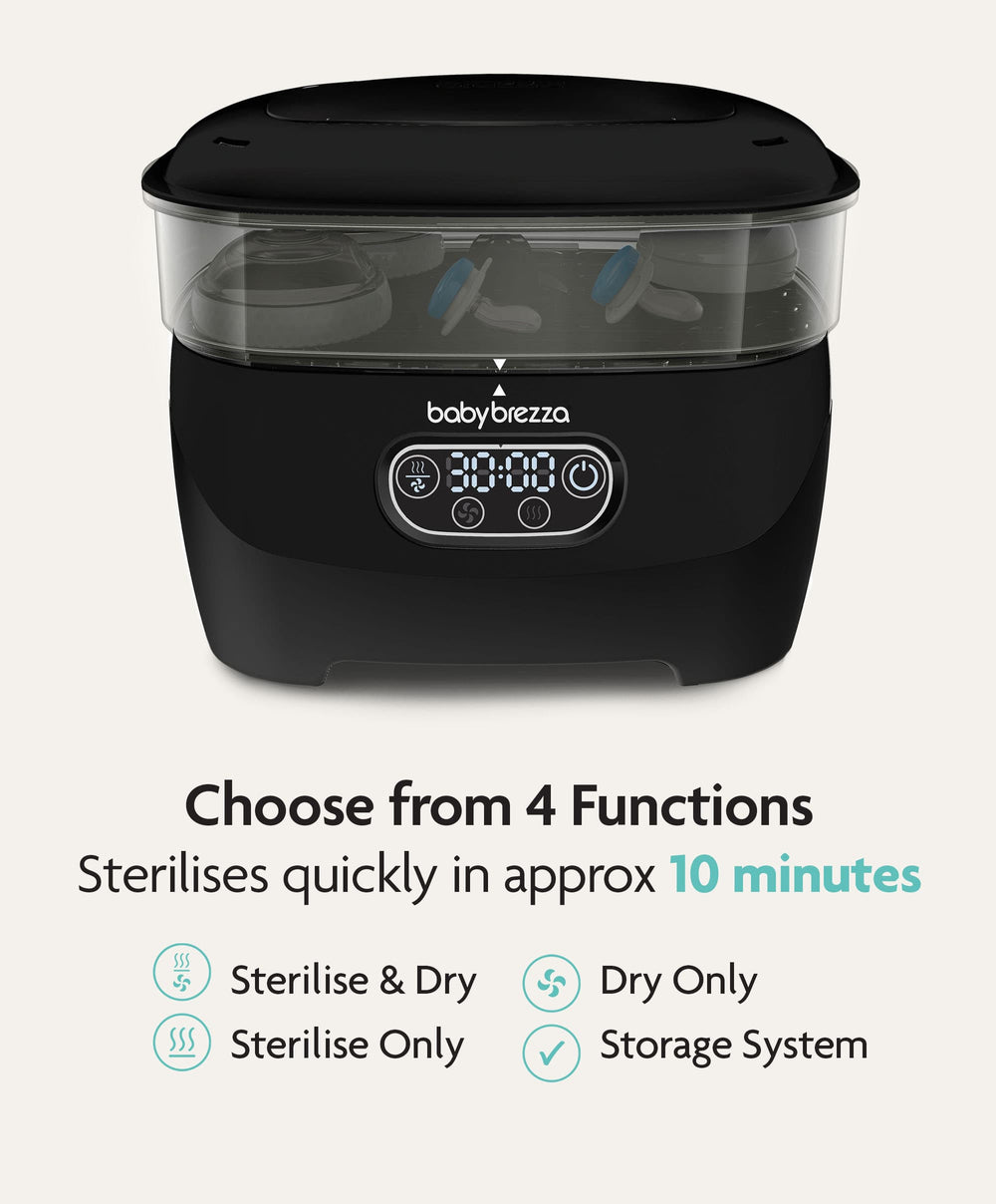 Brezza Bottle Feeding Babybrezza Steriliser Dryer Advanced - Black