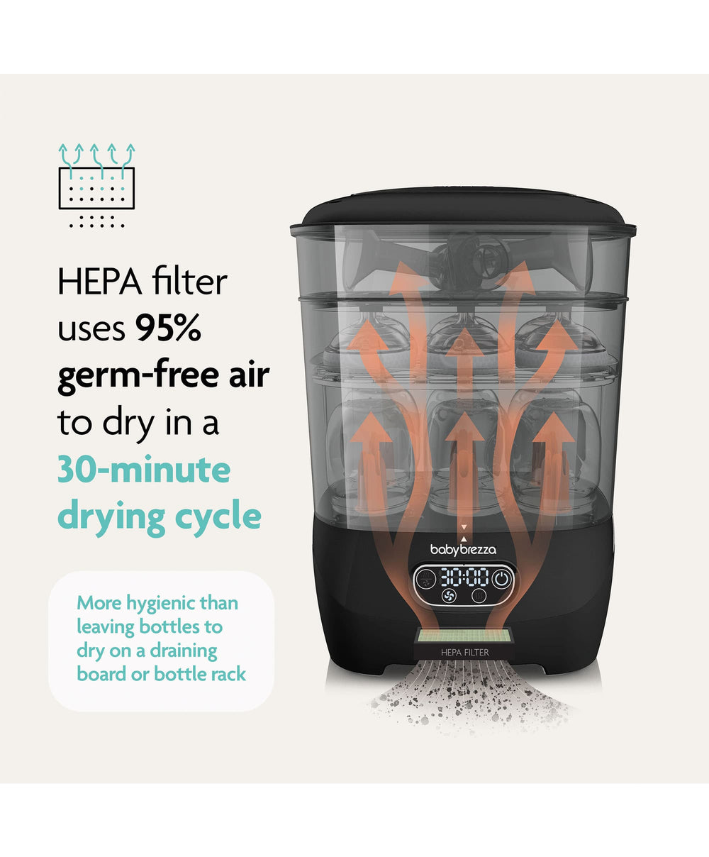 Brezza Bottle Feeding Babybrezza Steriliser Dryer Advanced - Black