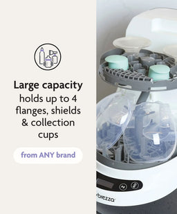 Brezza Breastfeeding Baby Brezza Bottle Washer Pro Breast Pump Rack - Grey