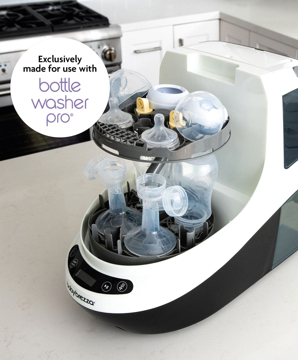 Brezza Breastfeeding Baby Brezza Bottle Washer Pro Breast Pump Rack - Grey