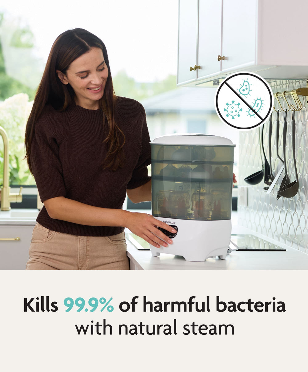 Brezza Sterilisers Baby Brezza Steriliser Dryer Advanced - Black &amp; White