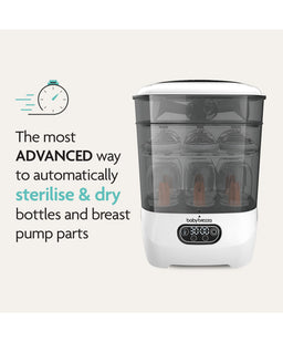 Brezza Sterilisers Baby Brezza Steriliser Dryer Advanced - Black & White