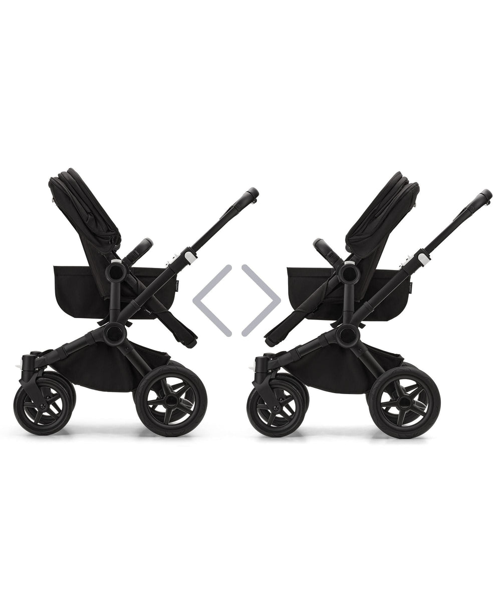 Bugaboo Bugaboo Donkey 5 Duo Essential Newborn Pushchair Bundle (7 Pieces) - Midnight Black