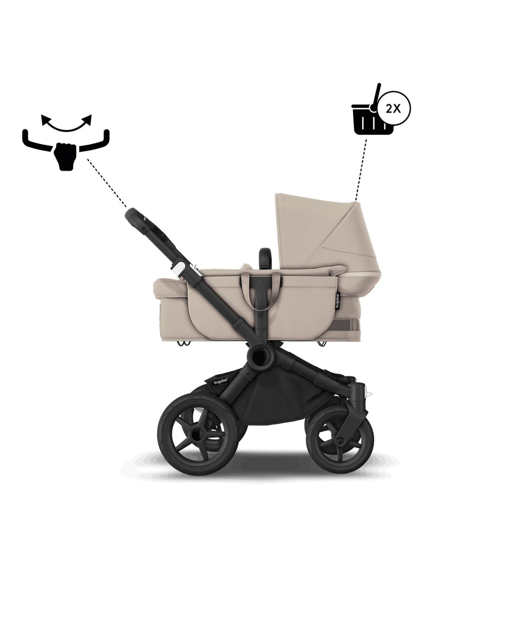 Bugaboo Bugaboo Donkey 5 Duo Essential Newborn Pushchair Bundle (7 Pieces) - Taupe