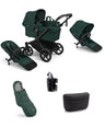 Bugaboo Bugaboo Donkey 6 Double Essential Pushchair Bundle (5 Pieces) - Fern Green