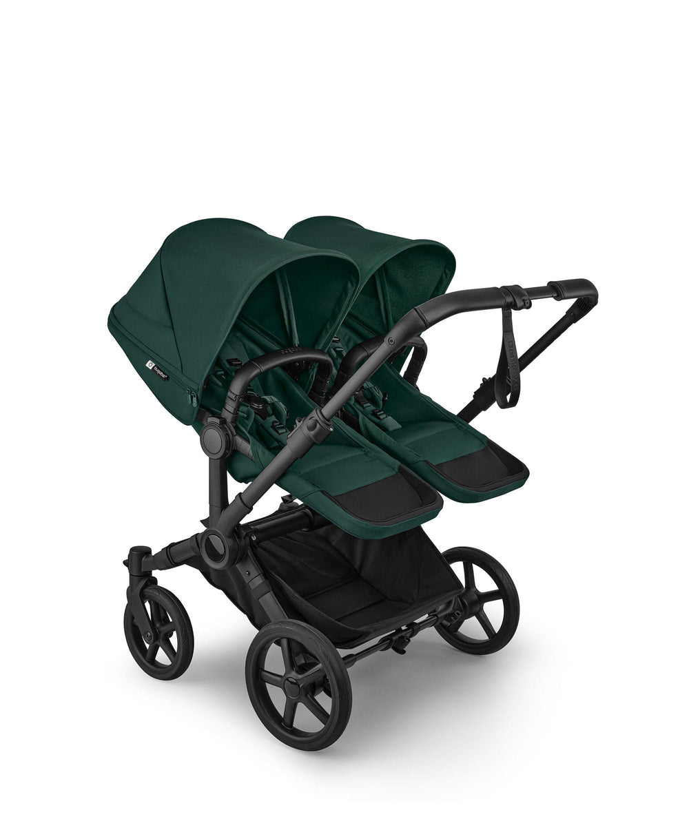 Bugaboo Bugaboo Donkey 6 Double Ultimate Pushchair Bundle With Cybex Cloud T i-Size Rotating Baby Car Seat &amp; Base (8 Pieces) - Fern Green