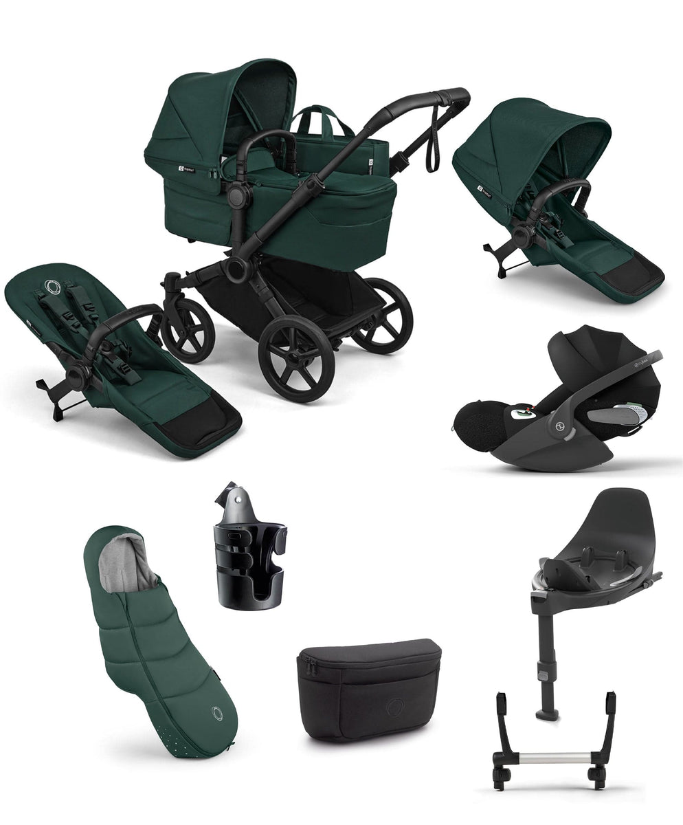 Bugaboo Donkey 6 Double Ultimate Pushchair Bundle With Cybex Cloud T i ...