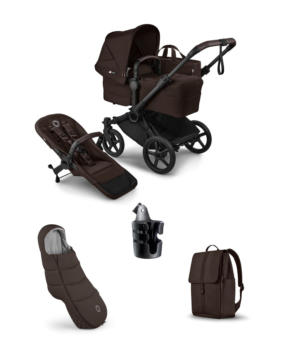 Bugaboo Bugaboo Donkey 6 Single Essential Pushchair Bundle (4 Pieces) - Cocoa Brown