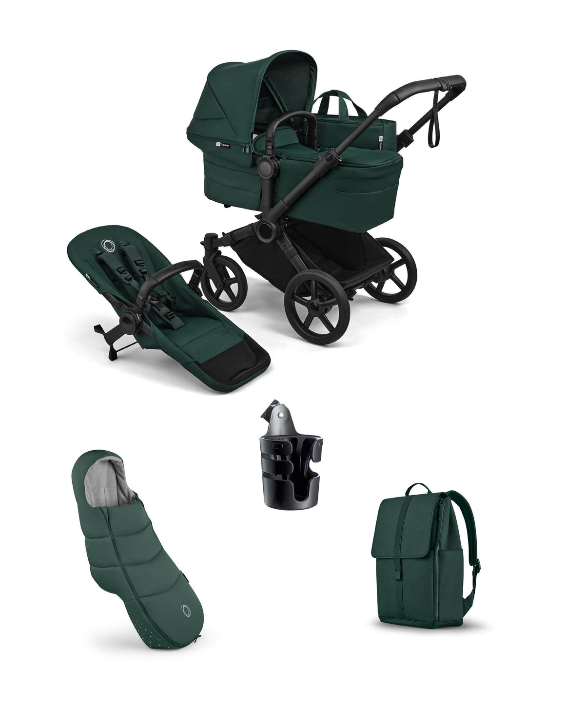 bugaboo donkey 4 Bugaboo Donkey 6 Single Essential Pushchair Bundle (4 Pieces)