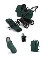 Bugaboo Bugaboo Donkey 6 Single Essential Pushchair Bundle (4 Pieces) - Fern Green