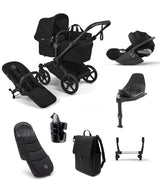 Bugaboo Bugaboo Donkey 6 Single Ultimate Pushchair Bundle With Cybex Cloud T i-Size Rotating Baby Car Seat (7 Pieces) - Heritage Black