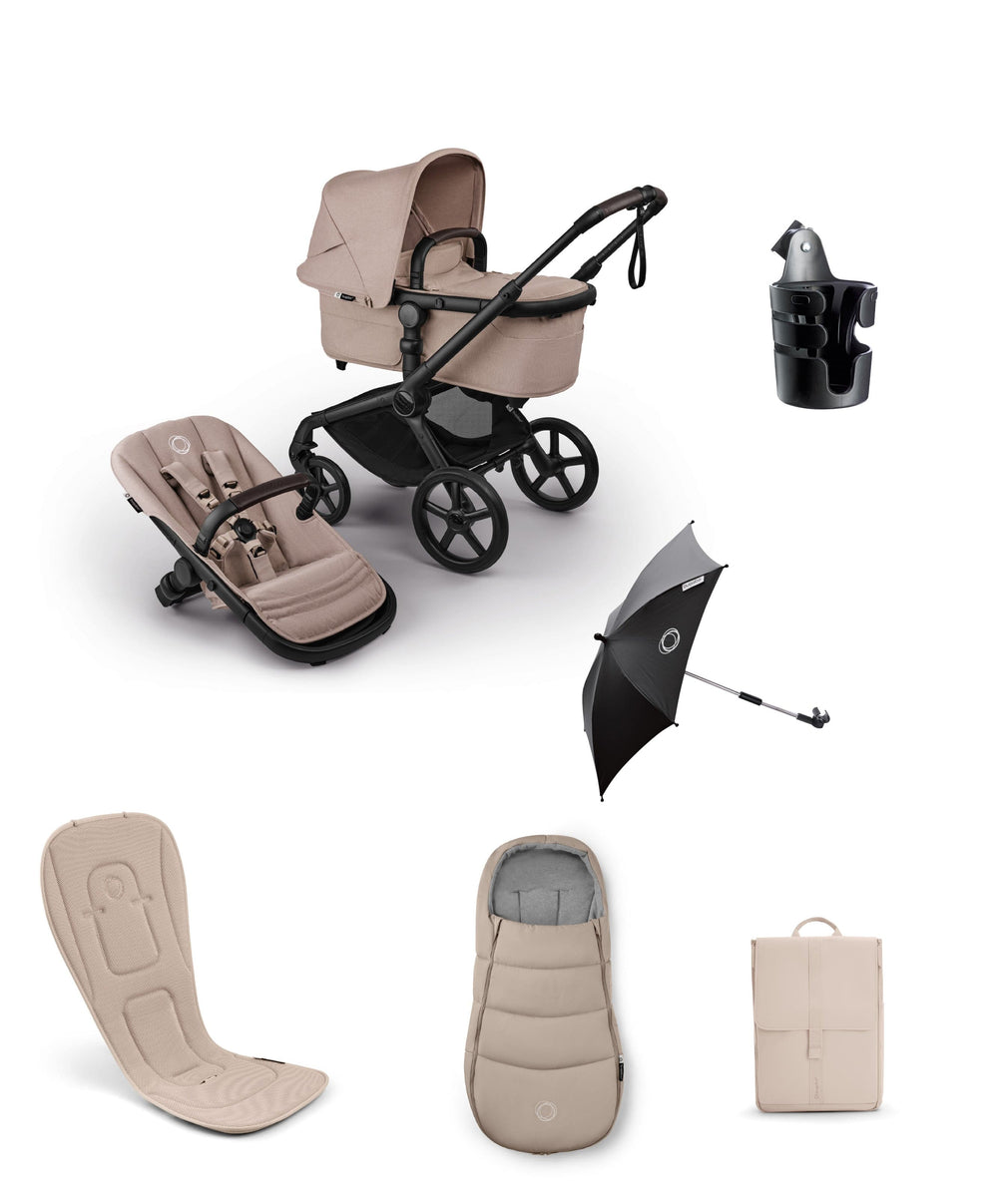 Bugaboo Bugaboo Fox 5 Renew Complete Pushchair Bundle (7 Pieces) - Taupe Melange