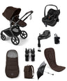 Bugaboo Bugaboo Fox 5 Renew Complete Pushchair Bundle with Maxi-Cosi Pebble Slide Pro Car Seat & Base (8 Pieces) - Cocoa Brown