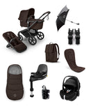 Bugaboo Bugaboo Fox 5 Renew Pushchair Bundle With Maxi-Cosi Pebble 360 Pro Car Seat & Base (9 Pieces)  - Cocoa Brown