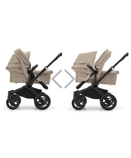Bugaboo Pushchairs Bugaboo Donkey 5 Double Carrycot & Seat Pushchair - Desert Taupe