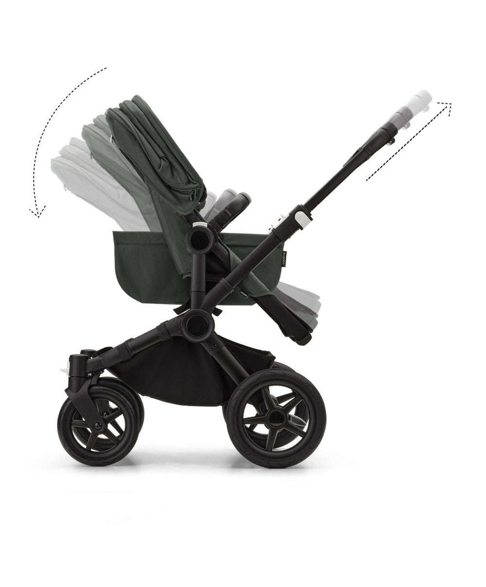 Bugaboo Pushchairs Bugaboo Donkey 5 Duo Pushchair Bundle With Cybex Cloud T i-Size Rotating Baby Car Seat &amp; Base(10 pieces) - Forest Green