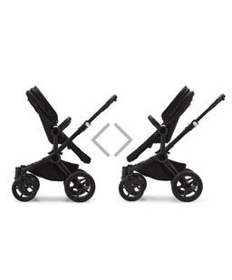 Bugaboo Pushchairs Bugaboo Donkey 5 Twin Carrycot & Seat Pushchair - Midnight Black