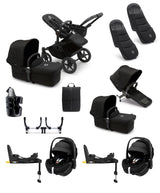 Bugaboo Pushchairs Bugaboo Donkey 5 Twin Pushchair Bundle with Maxi-Cosi Pebble 360 Pro² Car Seat & Base - Black