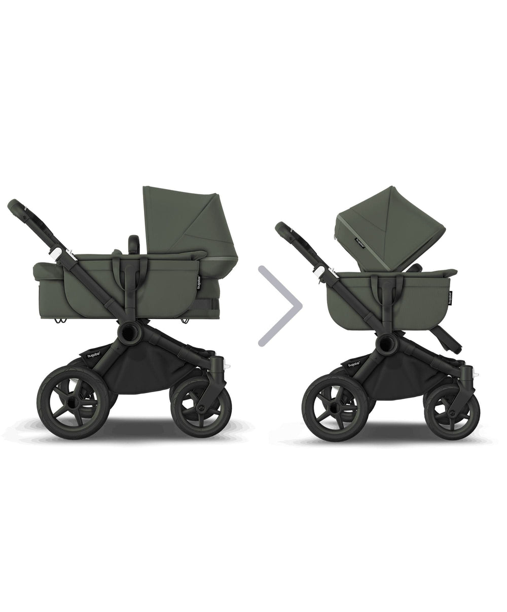 Bugaboo Pushchairs Bugaboo Donkey 5 Twin Pushchair Essential Bundle (8 Pieces) - Forest Green