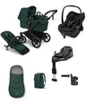 Bugaboo Pushchairs Bugaboo Donkey 6 Ultimate Single Pushchair Bundle with Maxi Cosi Pebble Slide Pro Car Seat & Base (7 Pieces)  - Fern Green