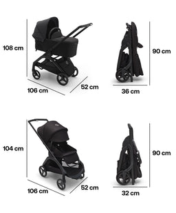 Bugaboo Pushchairs Bugaboo Dragonfly Complete Stroller in Forest Green