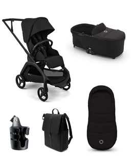 Bugaboo Pushchairs Bugaboo Dragonfly Plus Essential Pushchair Bundle (5 Pieces) - Black